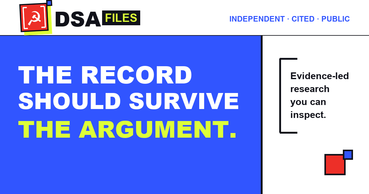 DSA Files social card reading The record should survive the argument